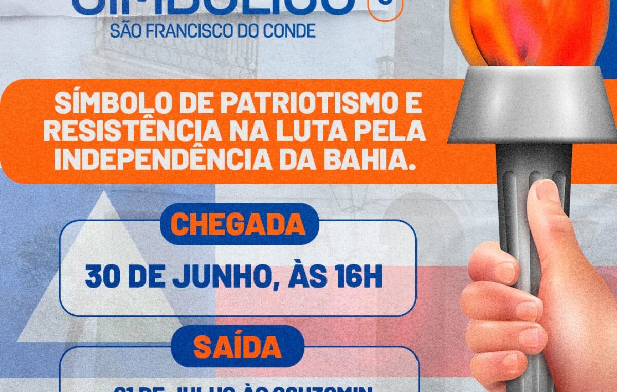 São Francisco do Conde se prepara para recepcionar mais uma vez o Fogo Simbólico 2 de Julho