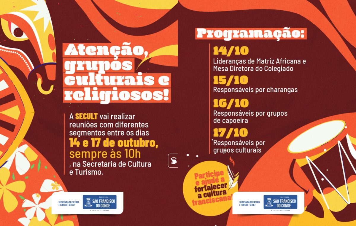 SECULT realiza encontros com grupos culturais e religiosos para fortalecer a cultura franciscana