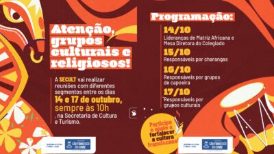 SECULT realiza encontros com grupos culturais e religiosos para fortalecer a cultura franciscana