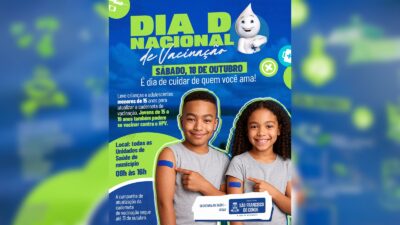 Dia D Nacional de Vacinação acontece neste sábado (18) em São Francisco do Conde