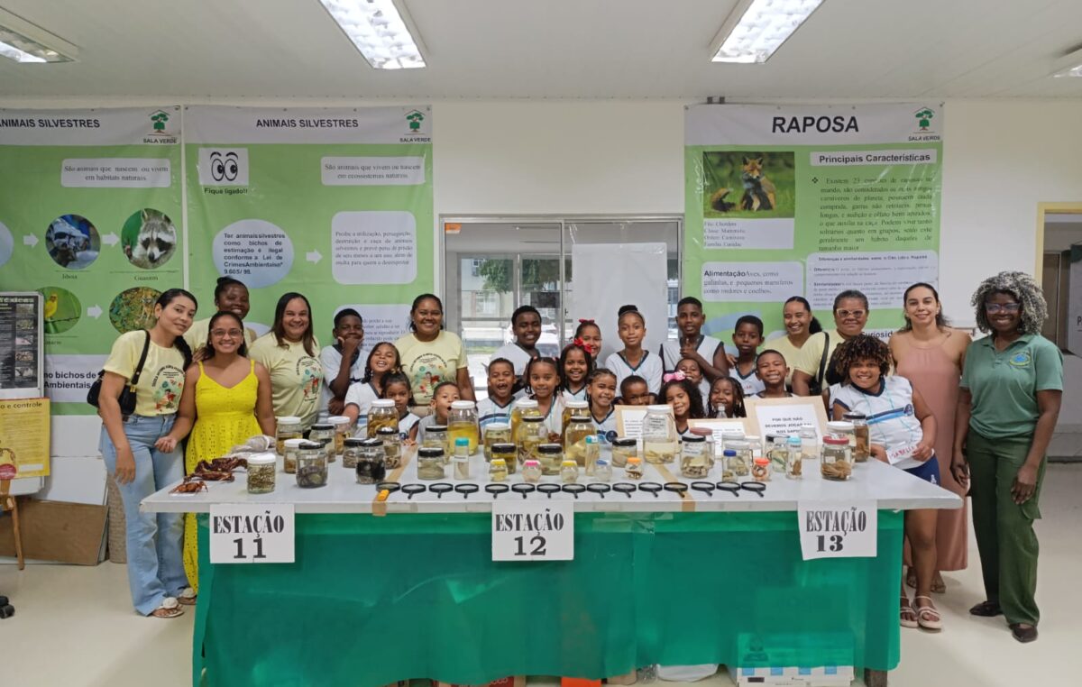 SEDUC recebe estudantes da Escola Antonina Olímpia para atividade sobre preservação ambiental
