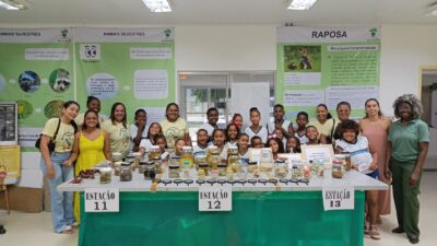SEDUC recebe estudantes da Escola Antonina Olímpia para atividade sobre preservação ambiental