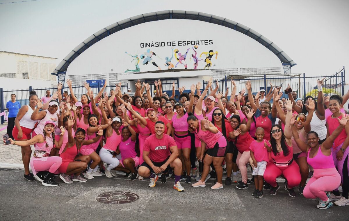 Jornada Esportiva movimenta São Francisco do Conde com caminhada especial do Outubro Rosa