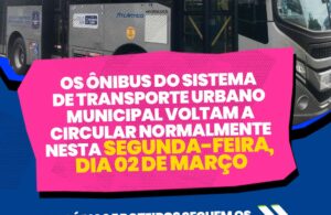 Ônibus do Transporte Urbano voltam a circular normalmente em São Francisco do Conde