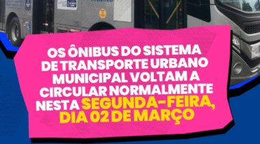 Ônibus do Transporte Urbano voltam a circular normalmente em São Francisco do Conde